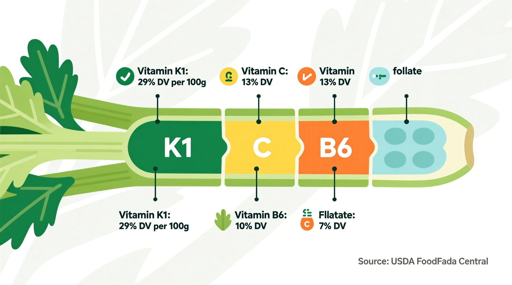 Vitamins in Celery: Complete Nutritional Breakdown