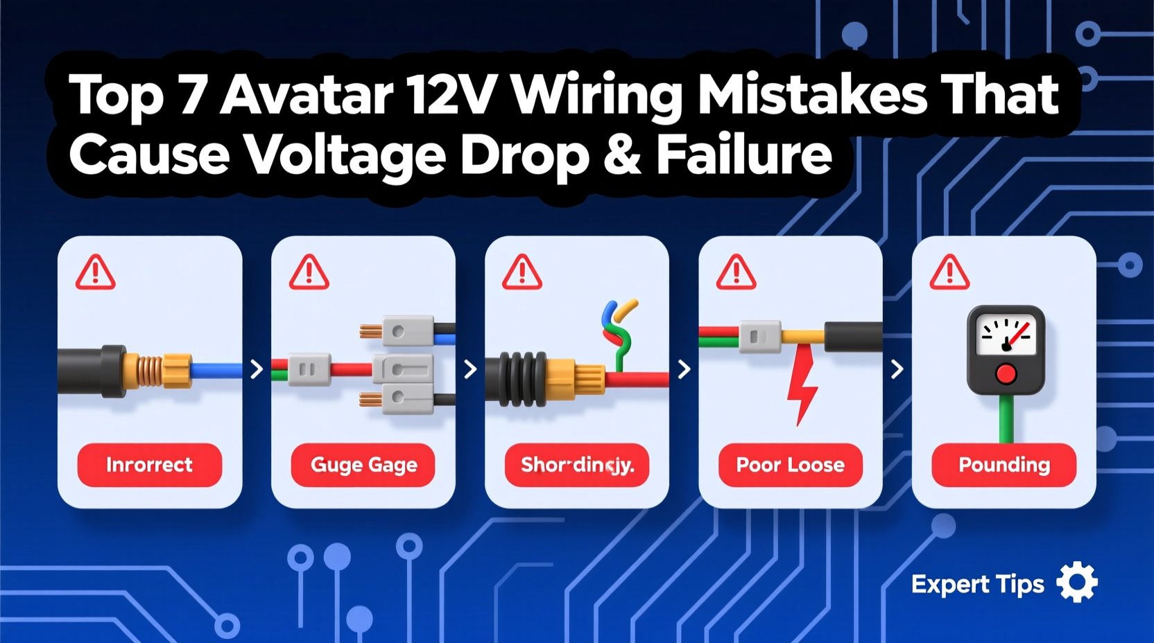 Top 7 Avatar 12V Wiring Mistakes That Cause Voltage Drop & Failure