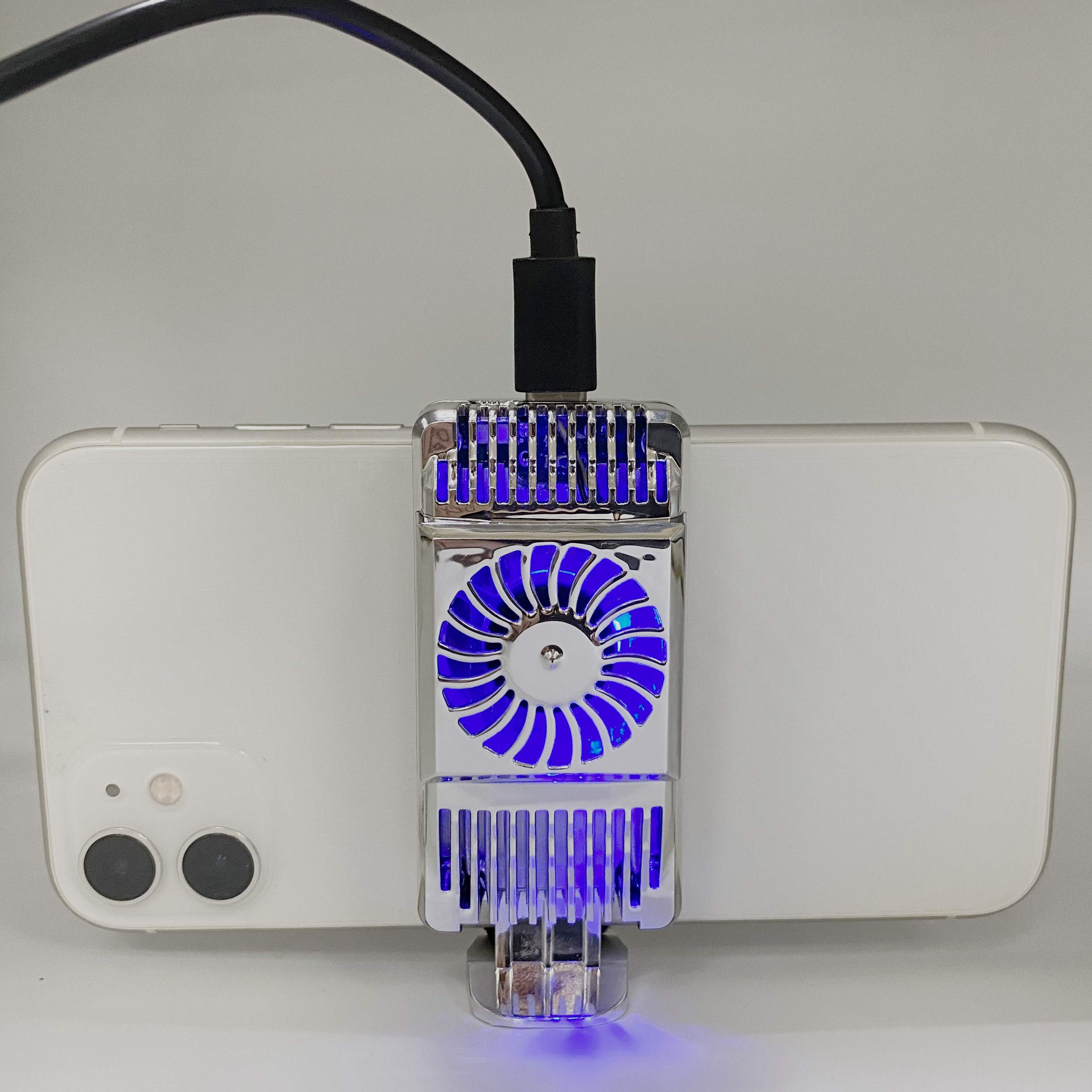 ls-ah101便携式手机散热器,用于智能手机游戏pugb,带led灯高效手机