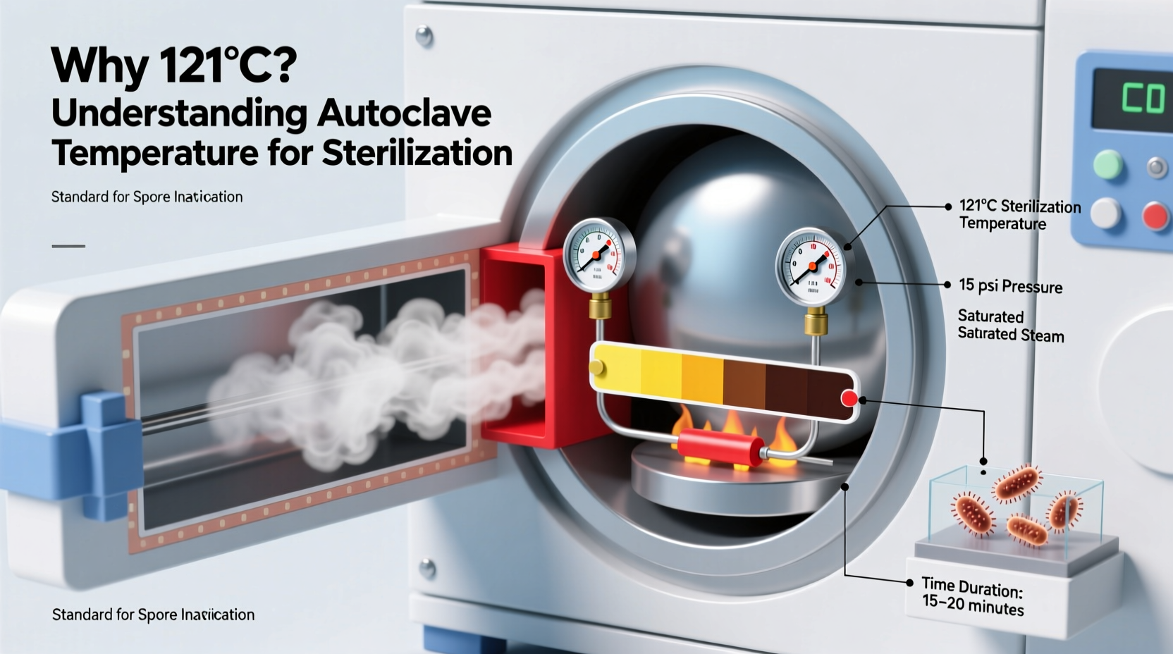 why 121c understanding autoclave temperature for sterilization