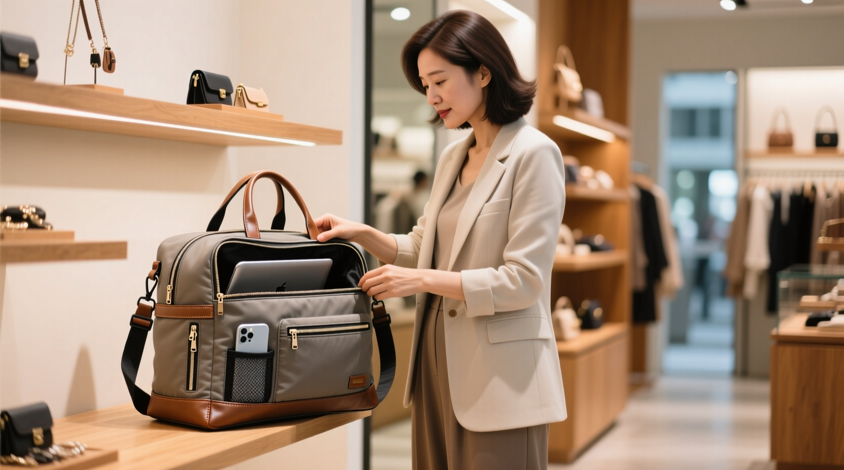 how to select the perfect large shoulder bag for comfortable and organized commuting