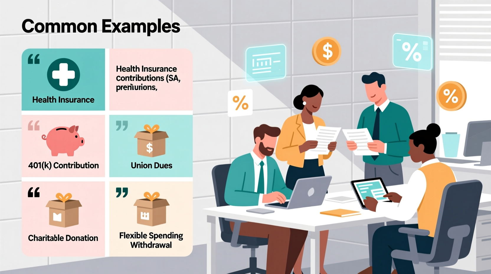 post tax deductions why they appear common examples
