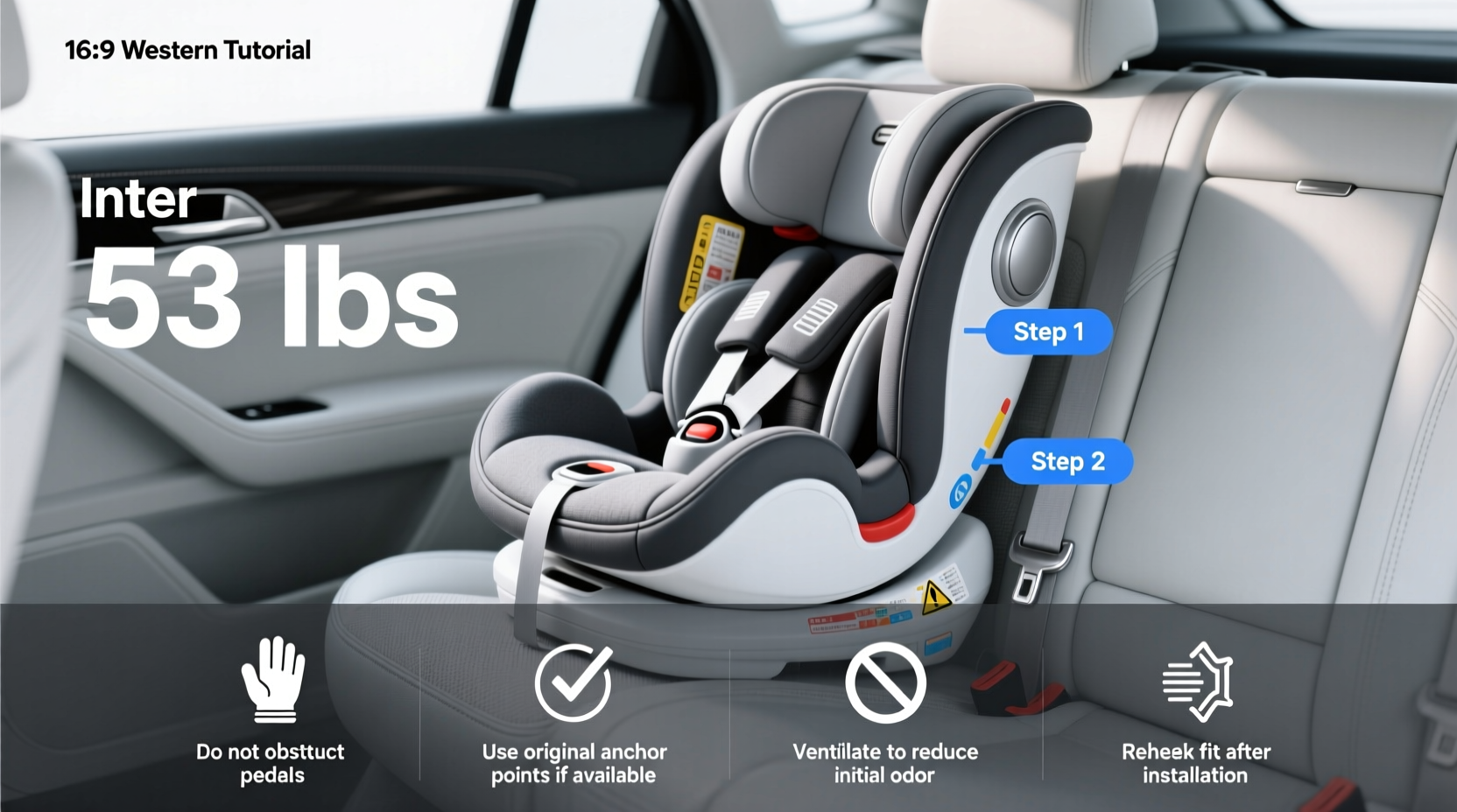 53 pounds what car seat should my child be in