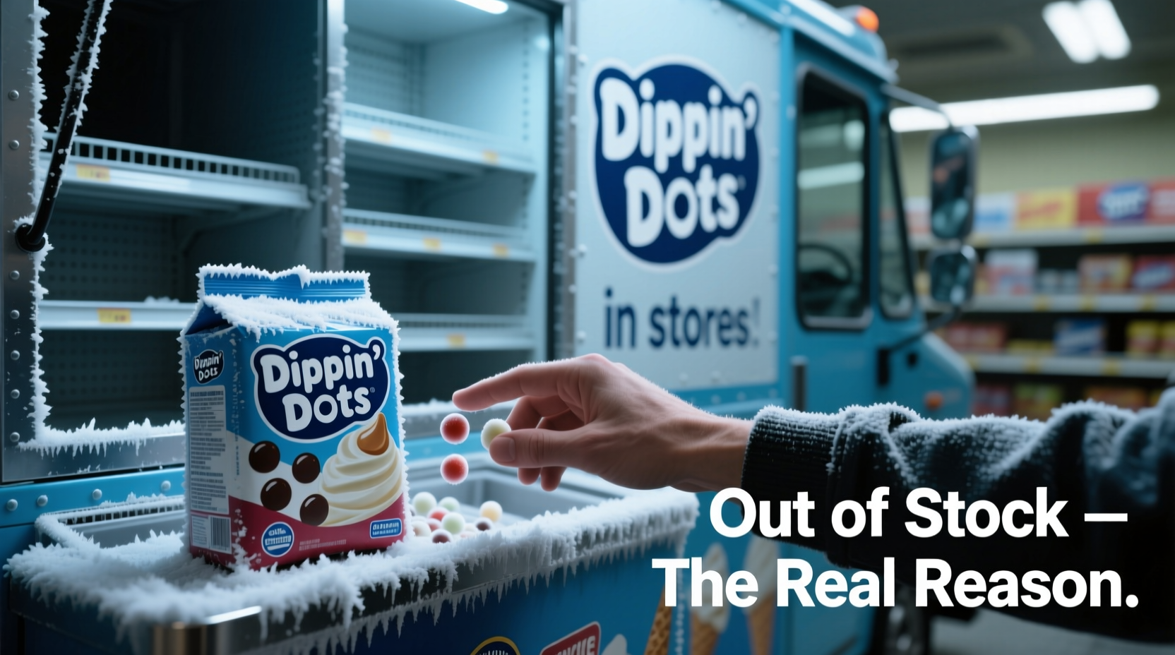 why cant you buy dippin dots in stores the real reason