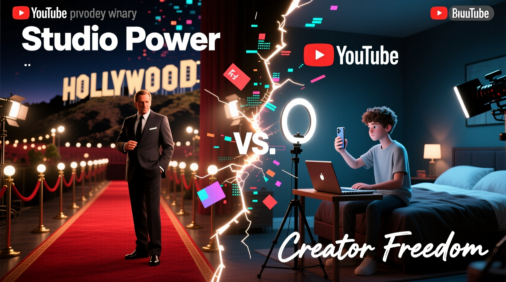 why hollywood youtube clash exploring the content creator divide