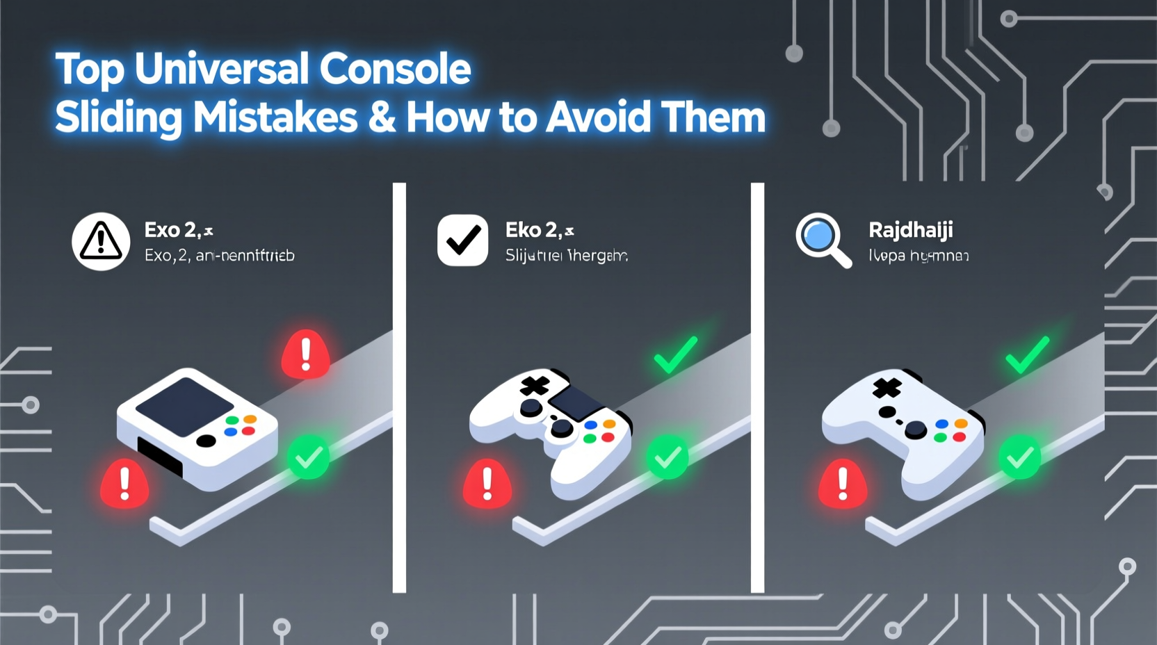 Top Universal Console Sliding Mistakes & How to Avoid Them