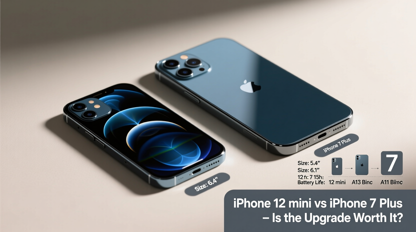 iphone 12 mini vs iphone 7 plus is the upgrade worth it for the smaller size