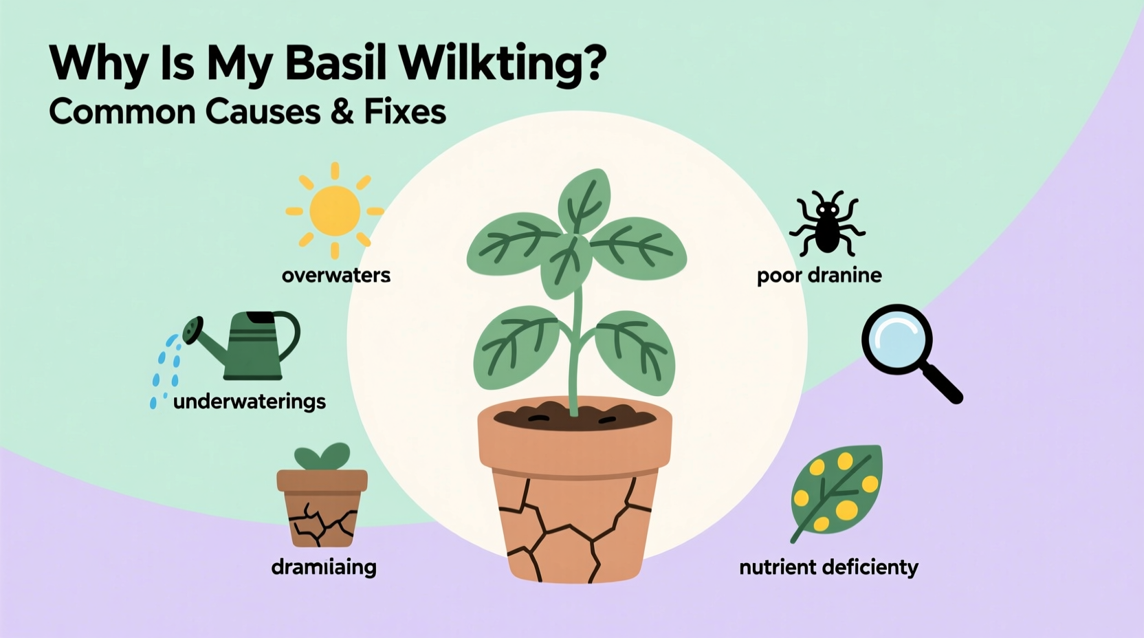 Why Is My Basil Wilting? Common Causes & Fixes
