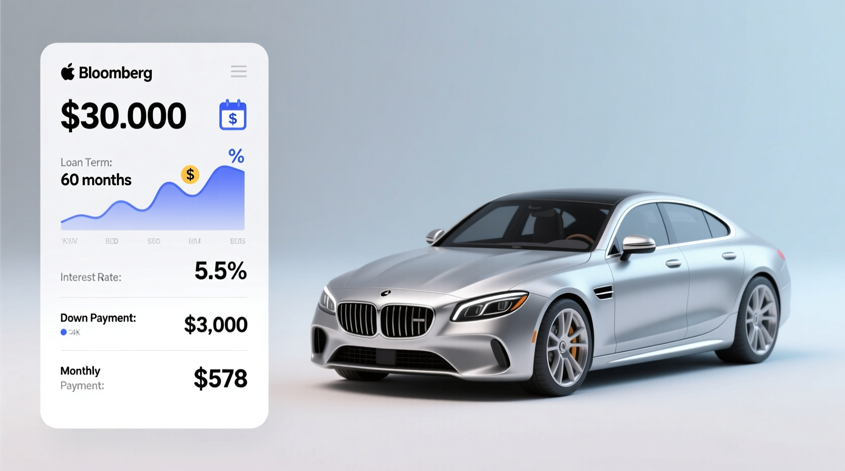 how much is a car payment on a 30000 car