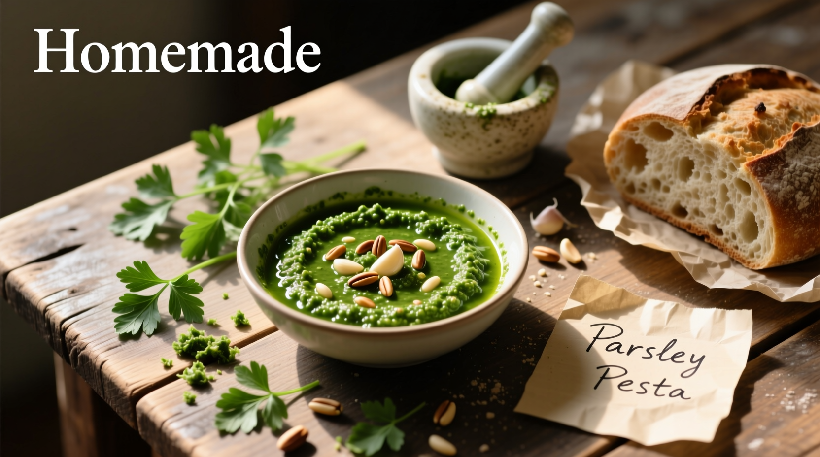 Parsley Pesto: The Brighter, Healthier Pesto Alternative