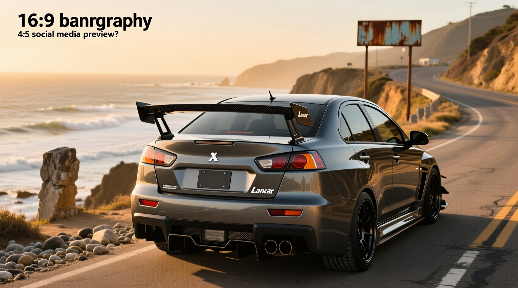 How to Choose the Right Lancer Evo Spoiler for Your Mitsubishi
