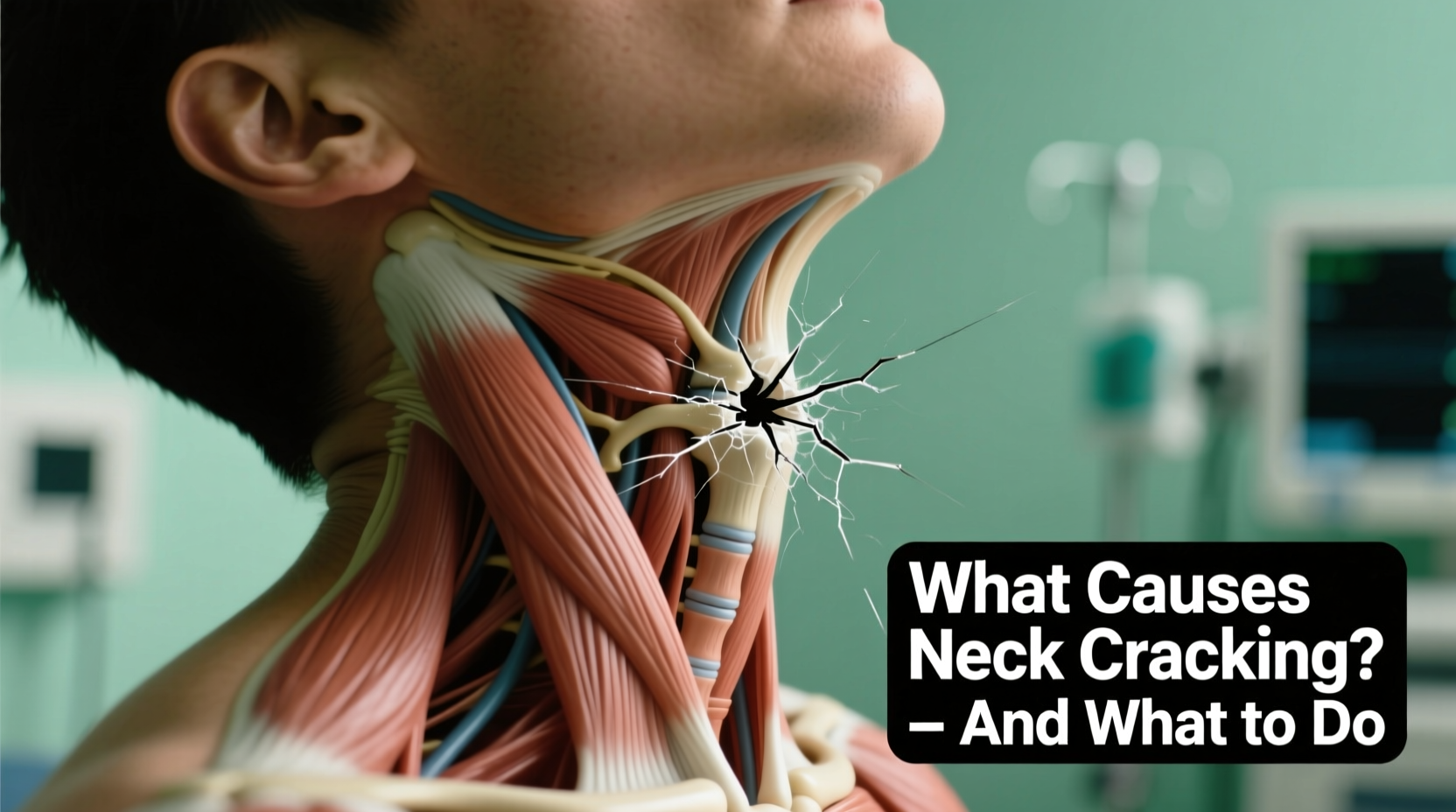neck crackling when you roll it causes and what to do