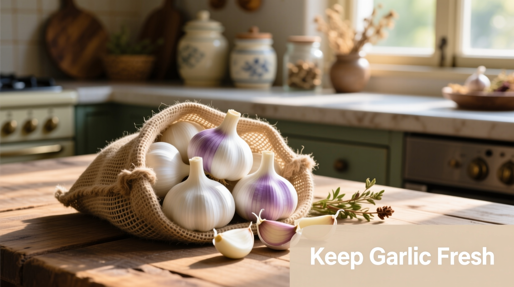 how to keep garlic bulbs fresh