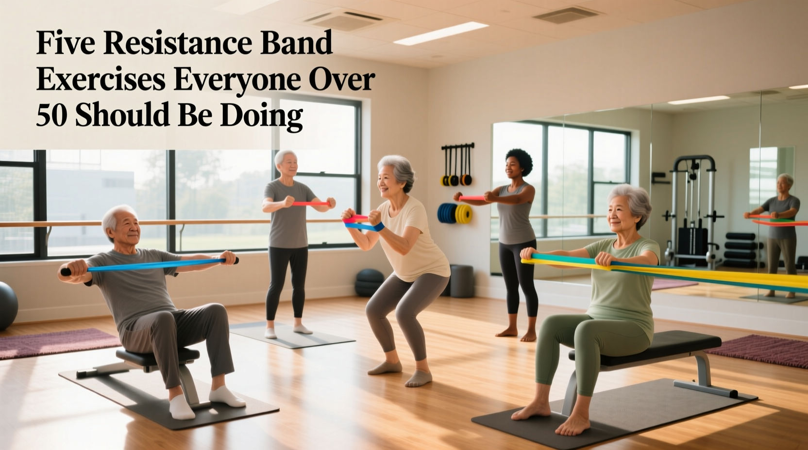 5 resistance band exercises for over 50
