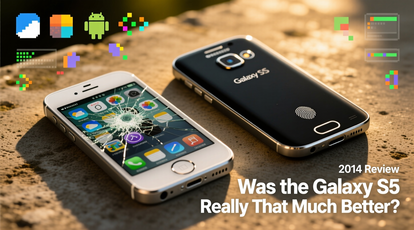 iphone 5 vs galaxy s5 looking back was the galaxy really that much better