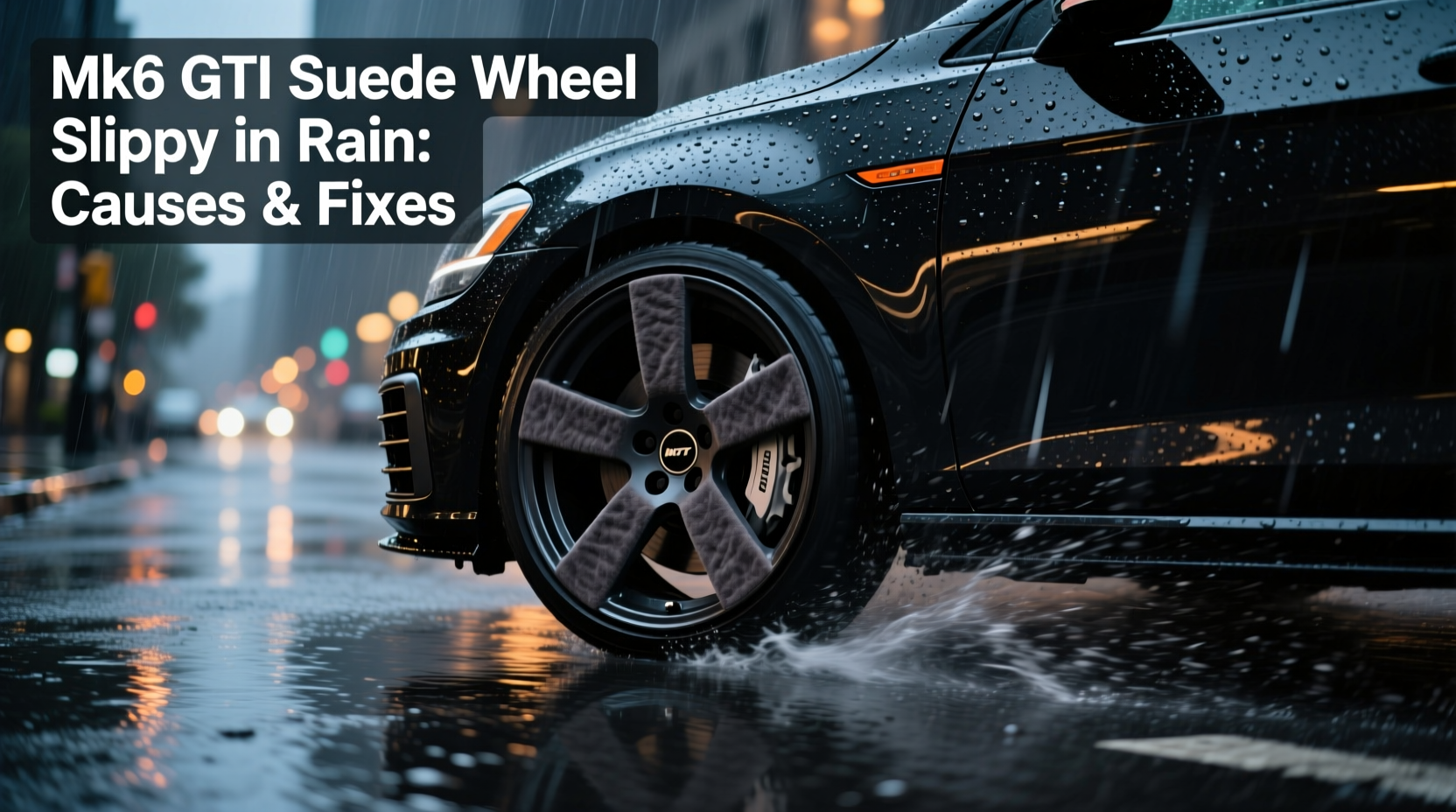 mk6 gti suede slippery rain