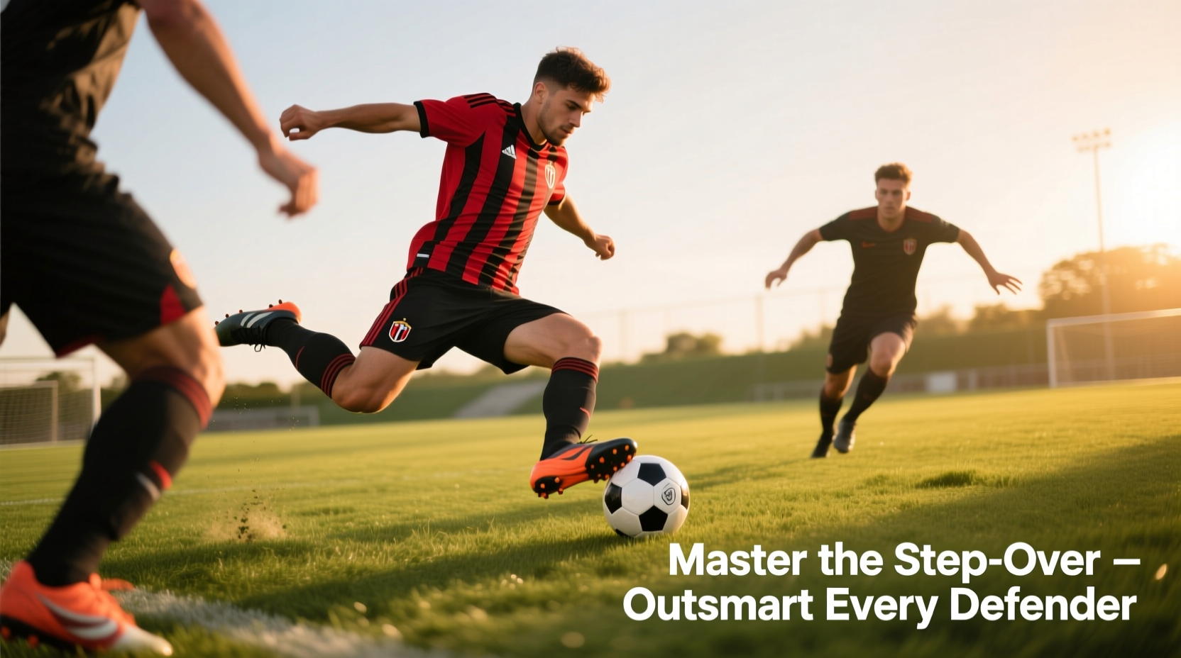 mastering the step over advanced techniques to outsmart defenders in soccer