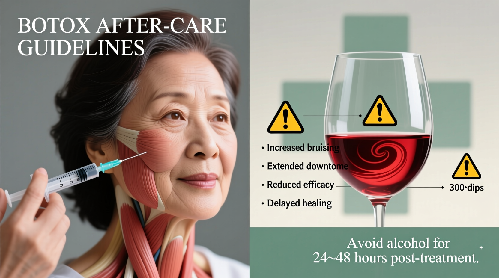 alcohol after botox risks side effects and guidelines