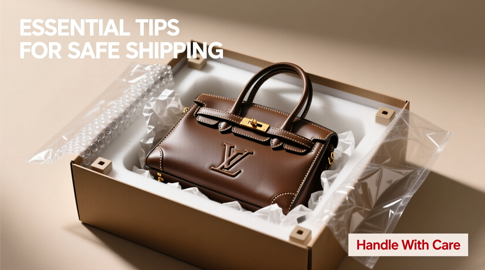 essential tips for safely packaging and protecting designer bags during shipping