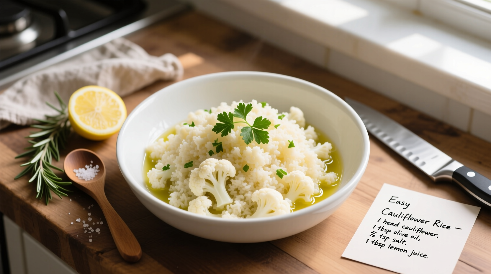 Easy Cauliflower Rice Recipe: Ready in 15 Minutes