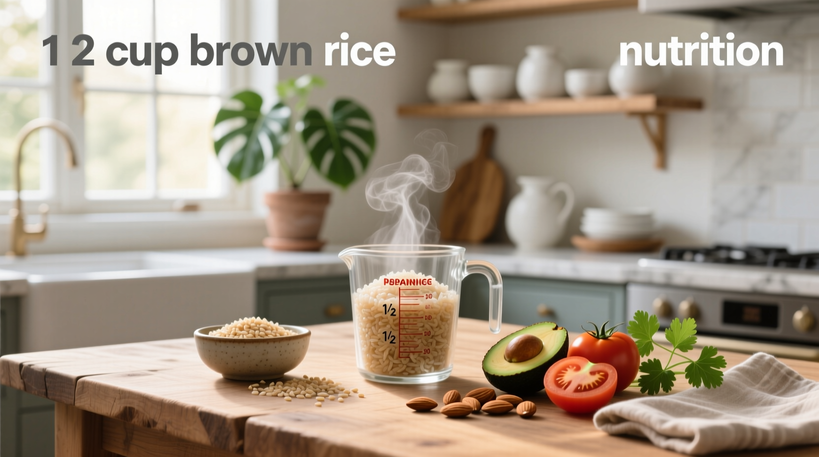 1/2 cup brown rice nutrition facts health impact