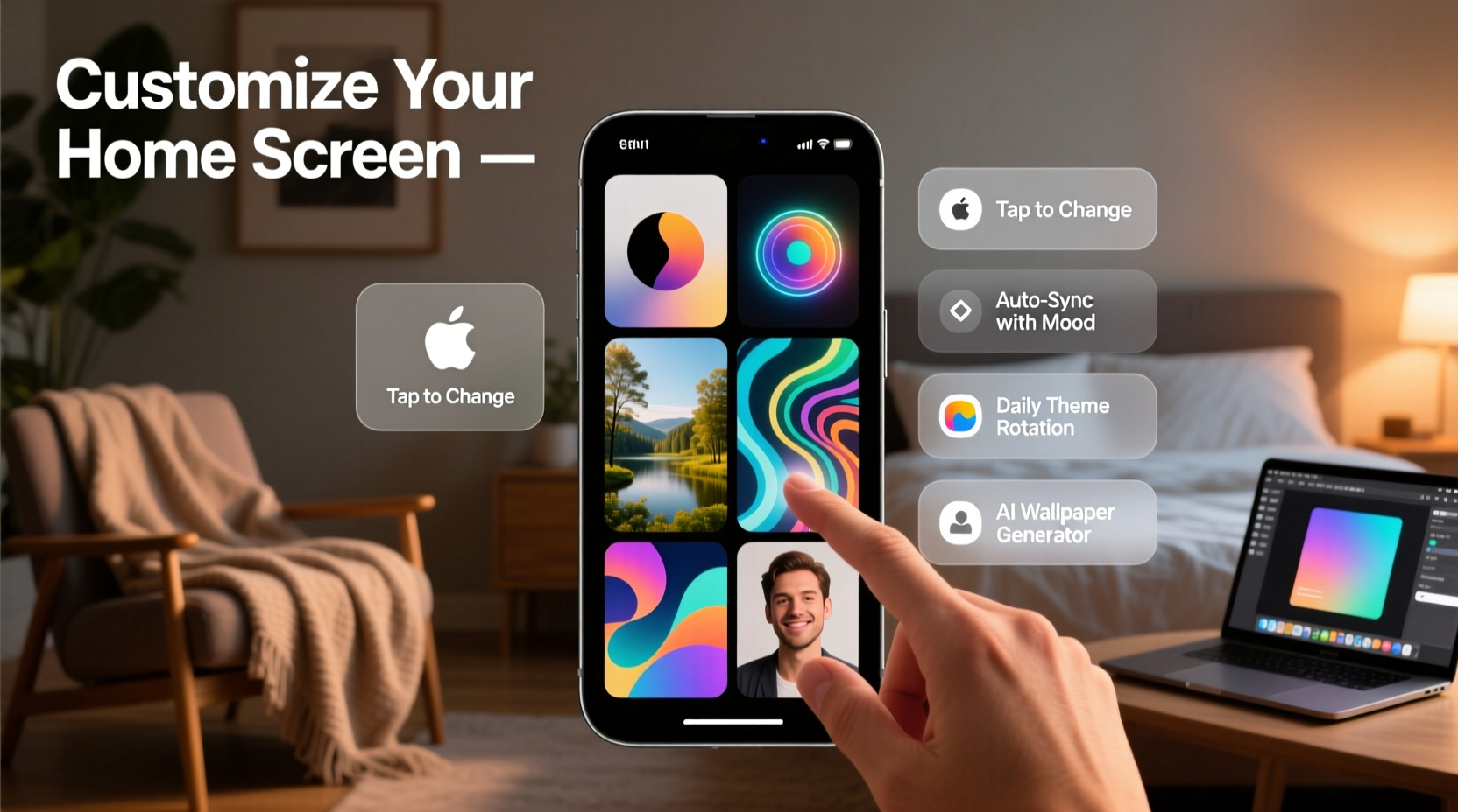 creative ways to customize and change the picture on your home screen easily