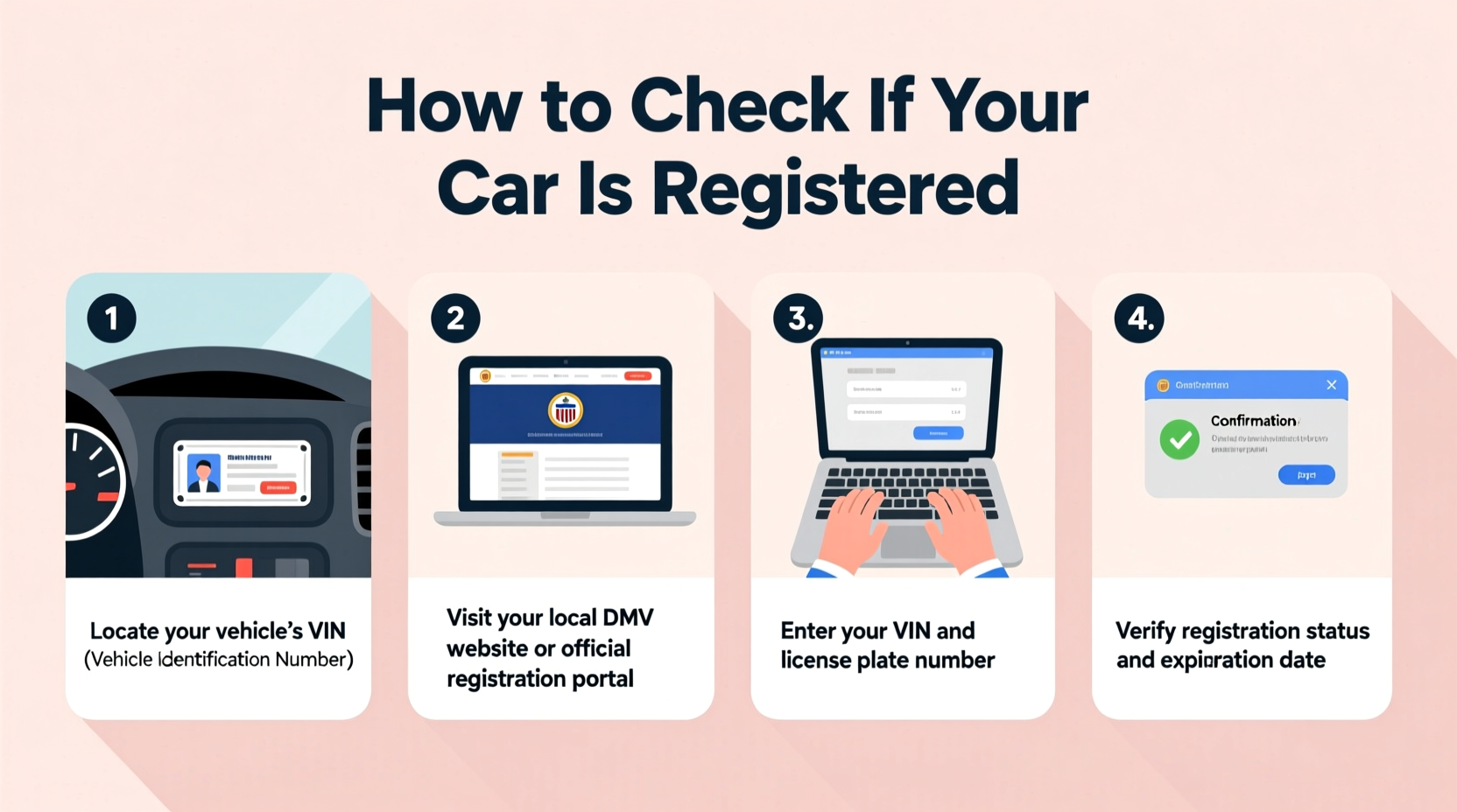 how can i find out if my car is registered