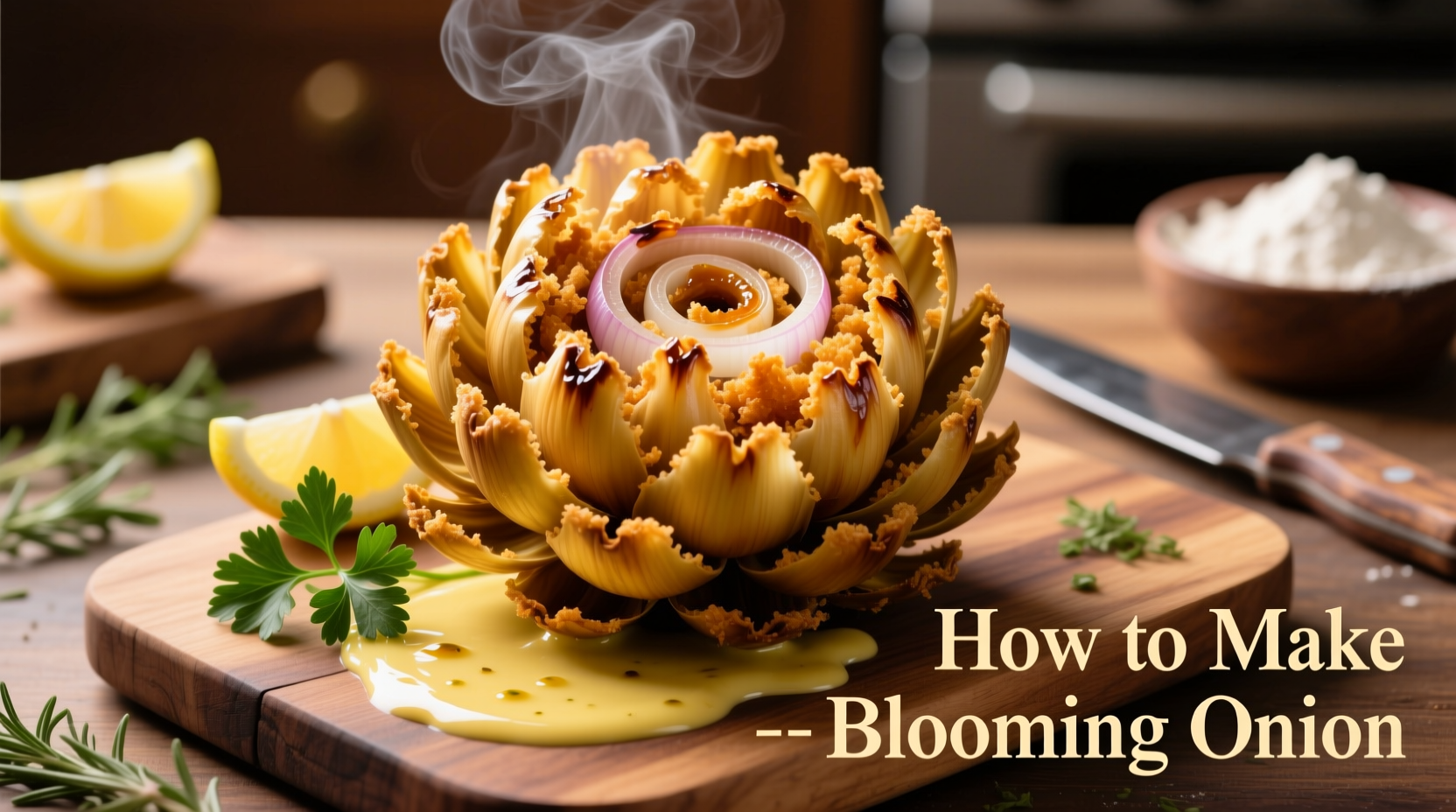 how to make blooming onion