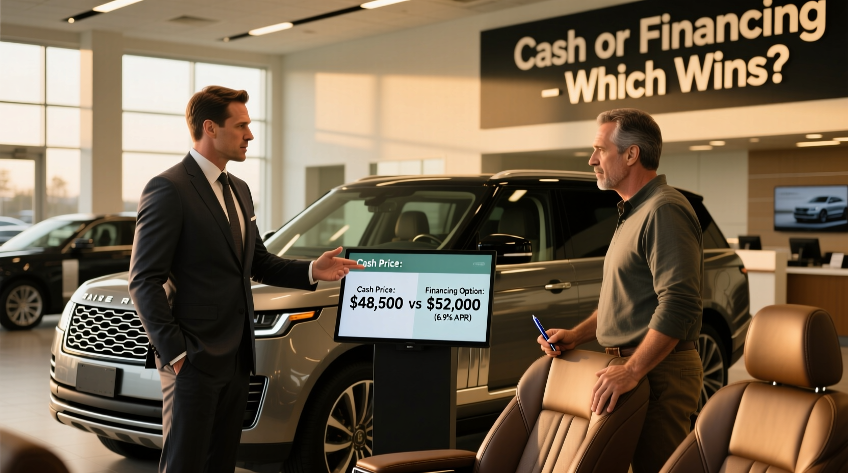 do car dealers prefer cash or financing
