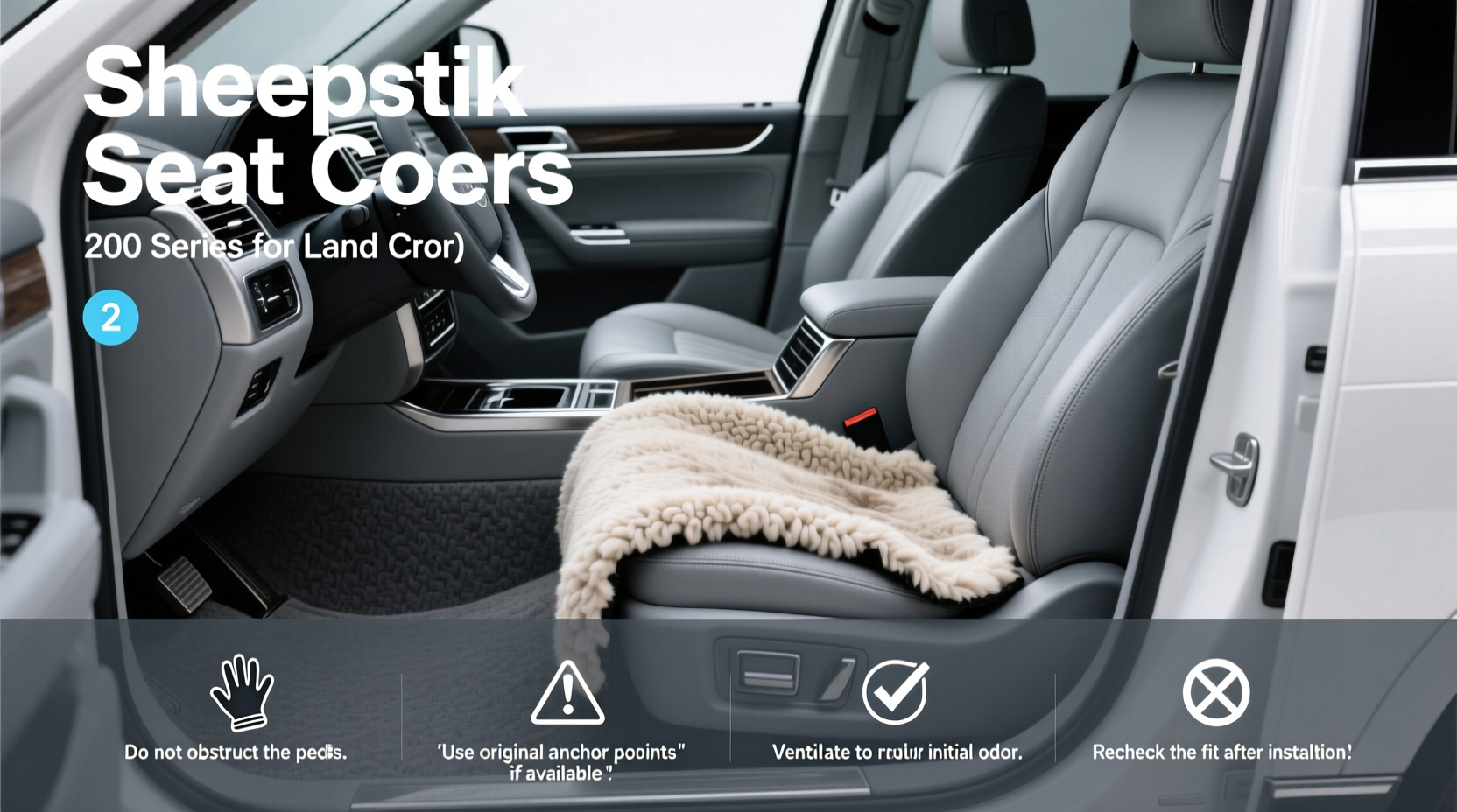 How to Choose Sheepskin Seat Covers 200 Series LandCruiser