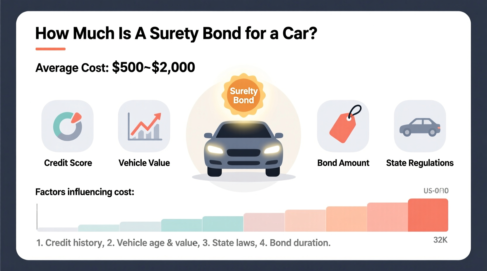 how much is a surety bond for a car