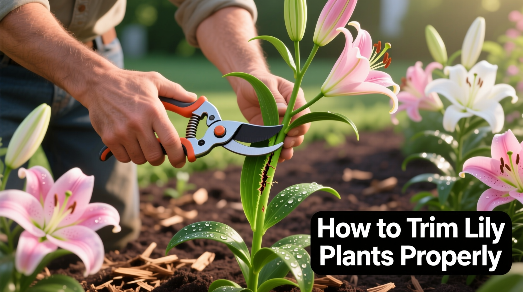 How to Trim Lily Plants Properly