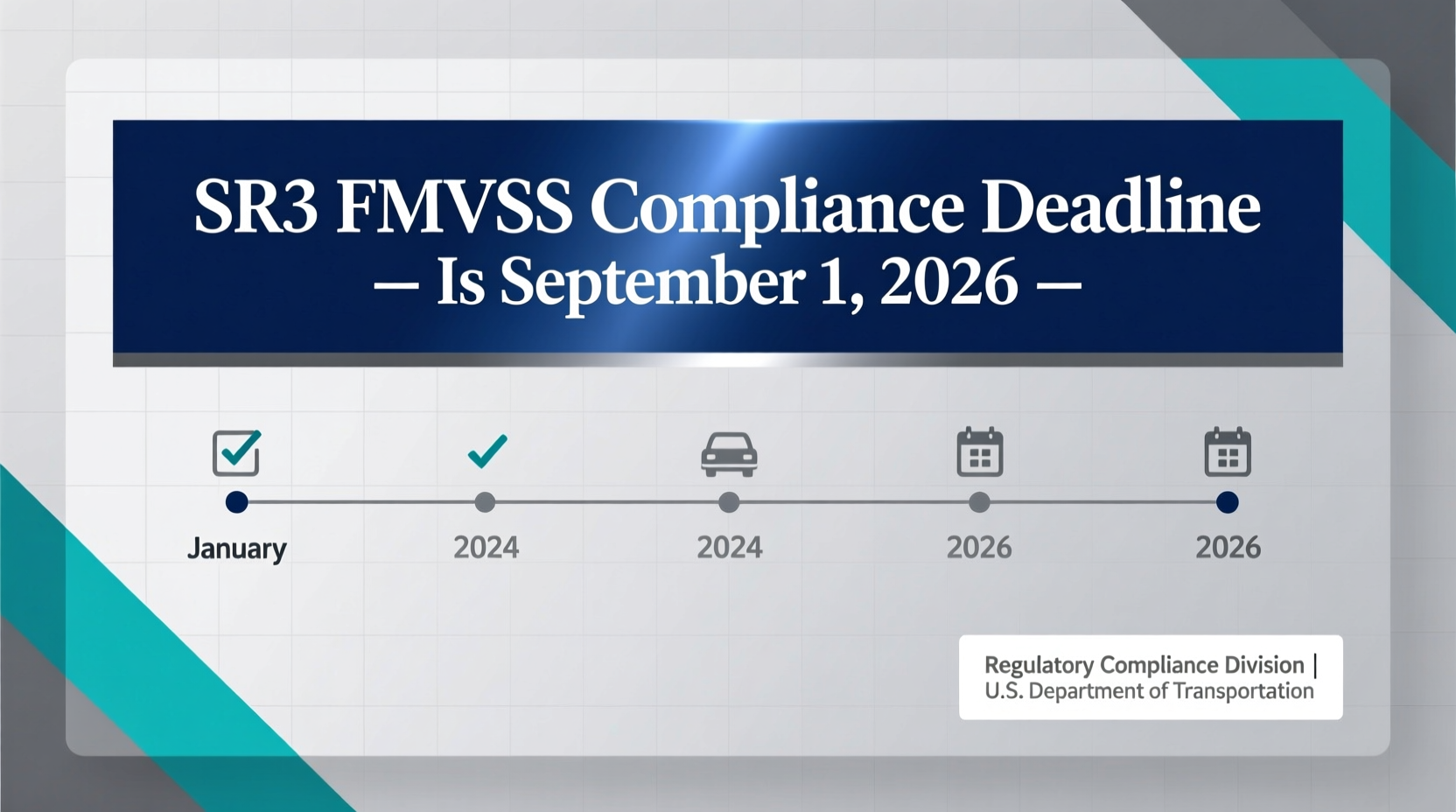 sr3 fmvss compliance 2026