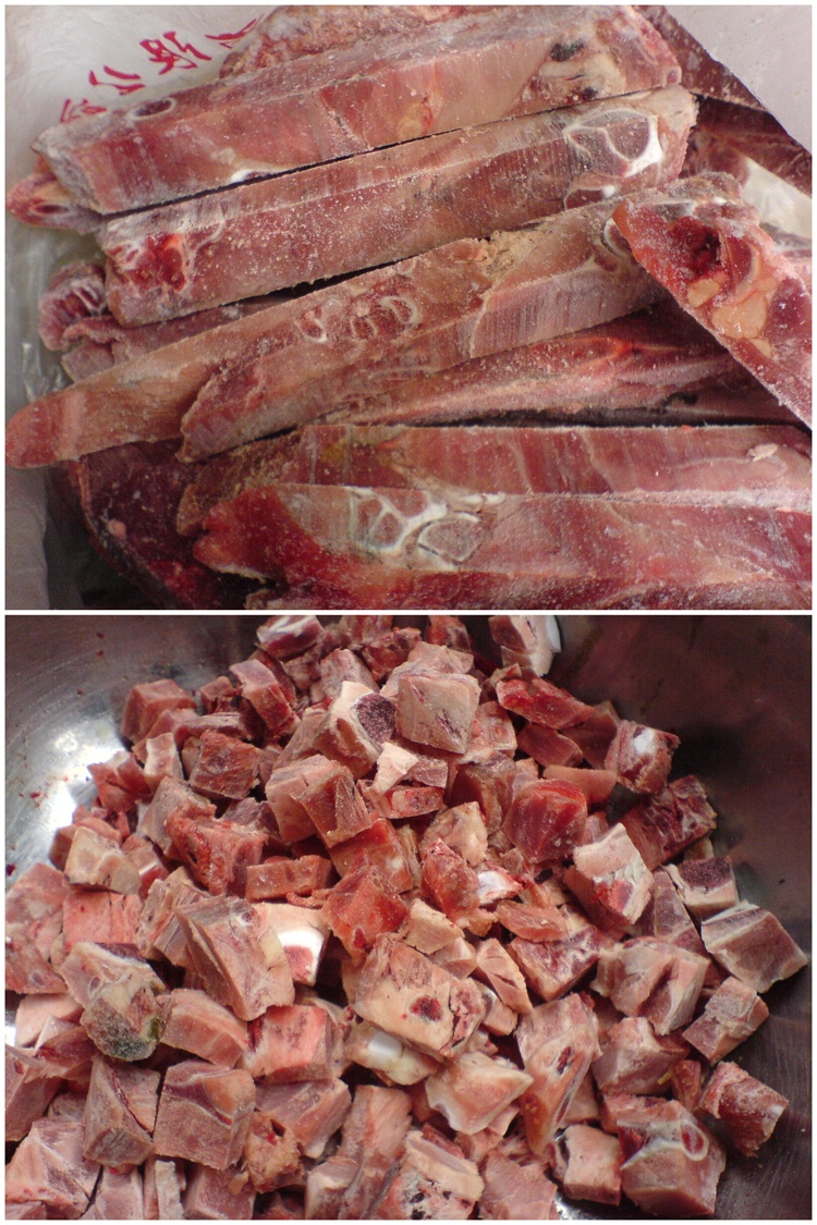 Industrial Beef Dicing Machine / Frozen Meat Bone Cutting Machine for Canteens & Restaurants TJ-303A