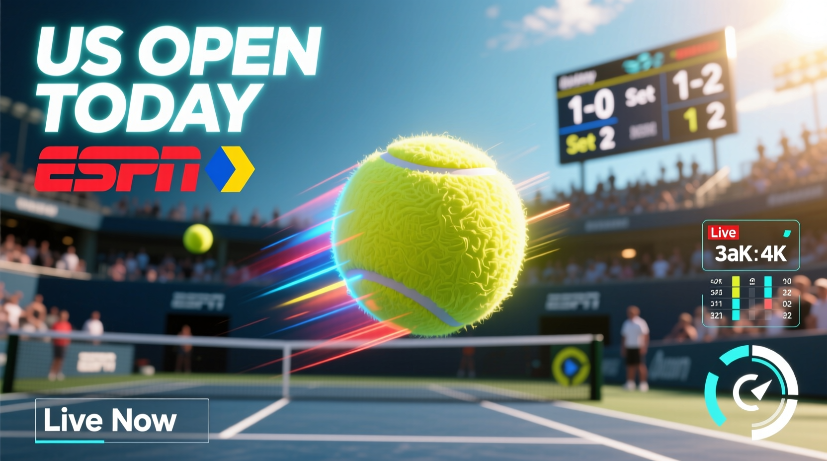 what tv channel is the us open on today