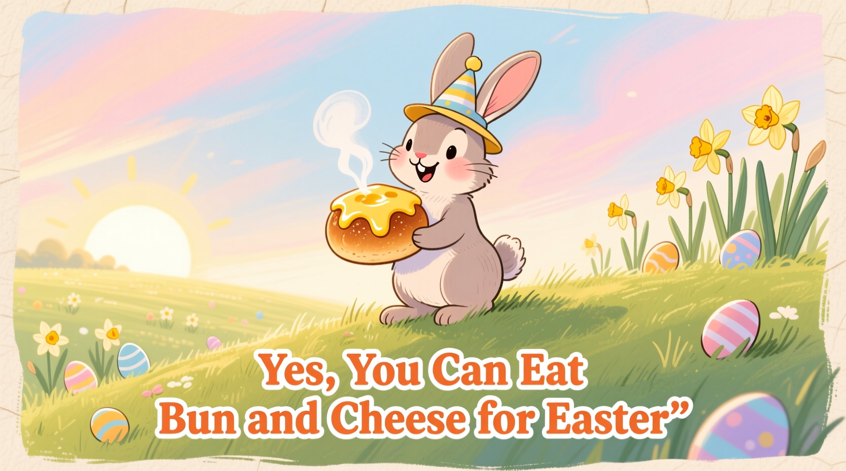 can i eat bun and cheese for easter
