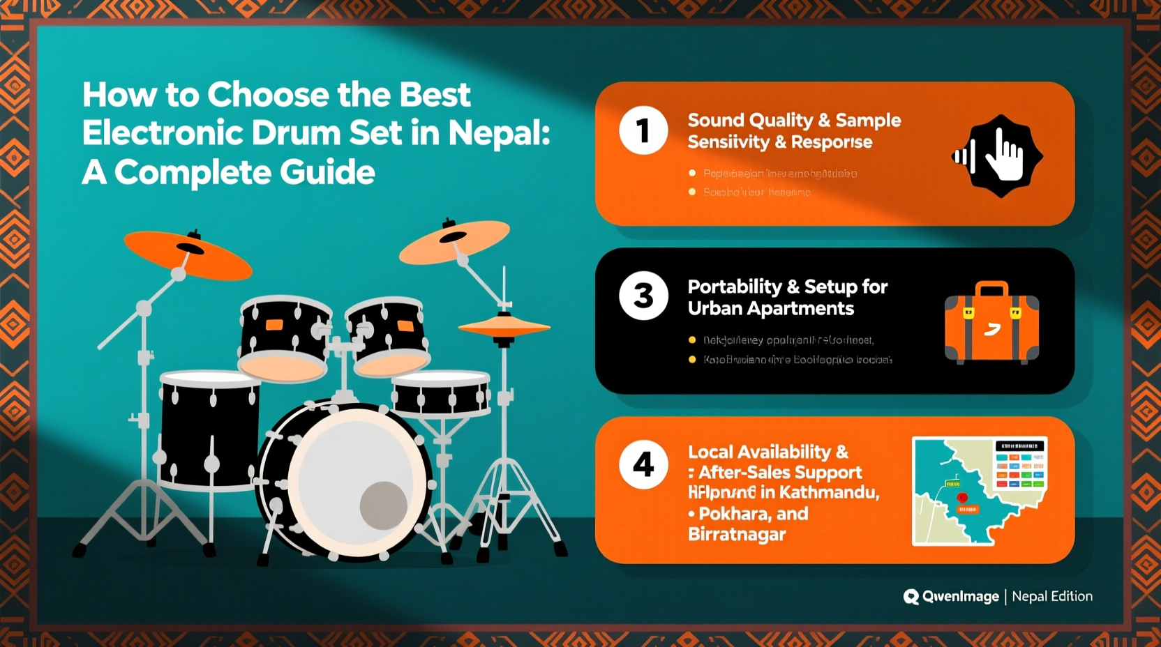 drum set electronic in nepal