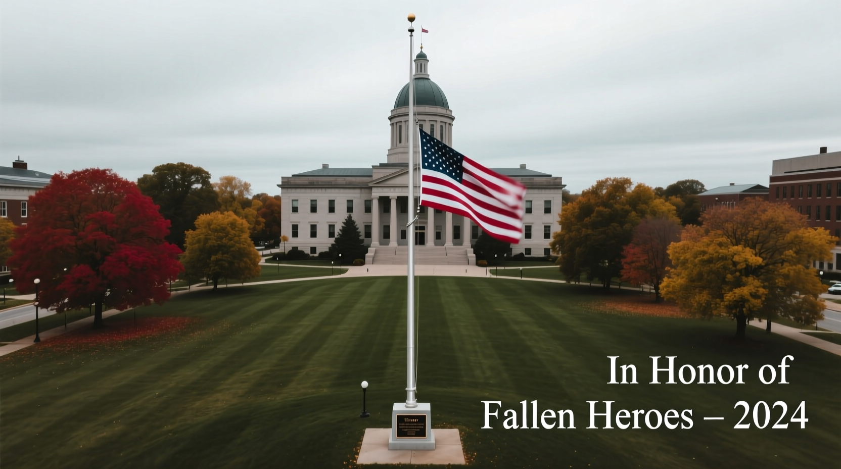 why is the flag at half mast in ohio today current status