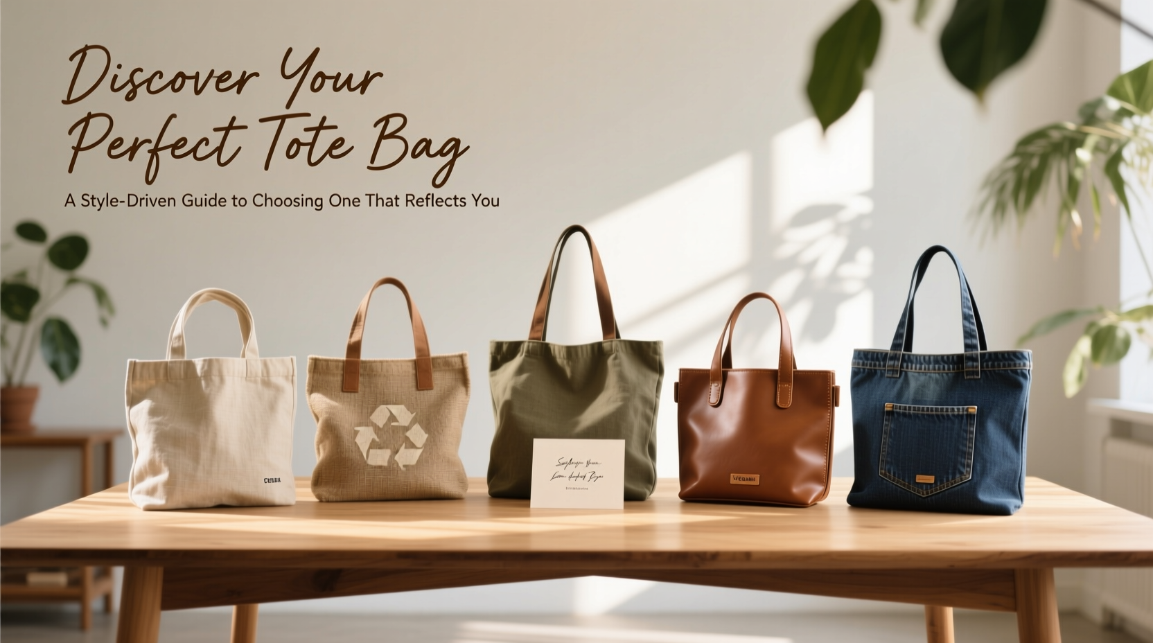 discover your perfect tote bag a style driven guide to choosing one that reflects you