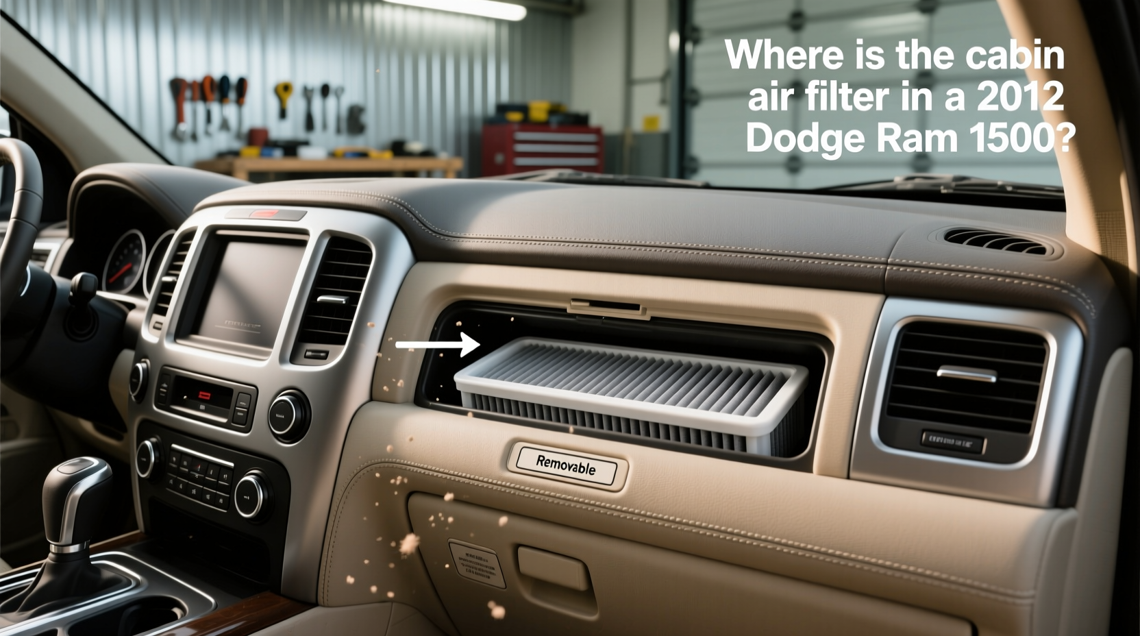 2012 ram cabin air filter location replacement guide