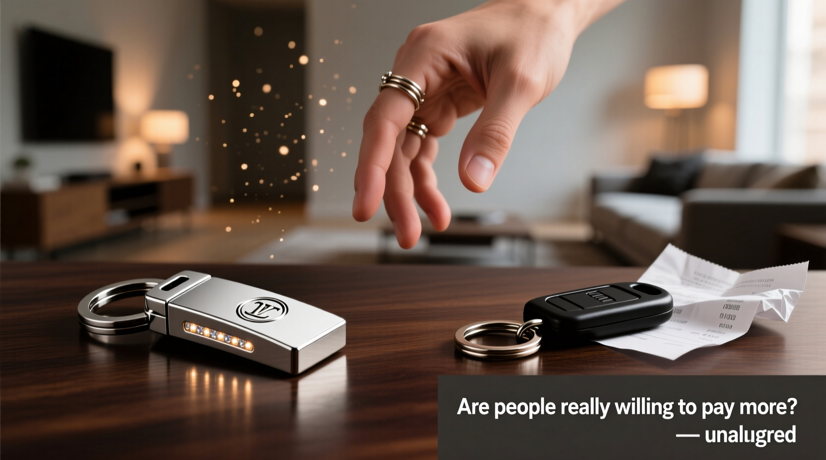 luxury keychain vs simple keychain are people really willing to pay more 2