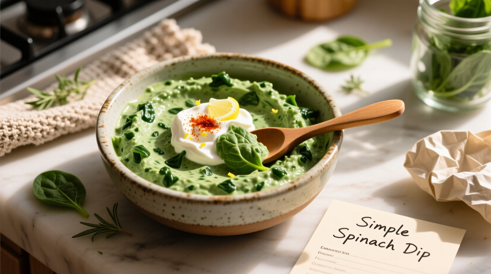 Simple Spinach Dip Recipe: 5 Ingredients, 15 Minutes