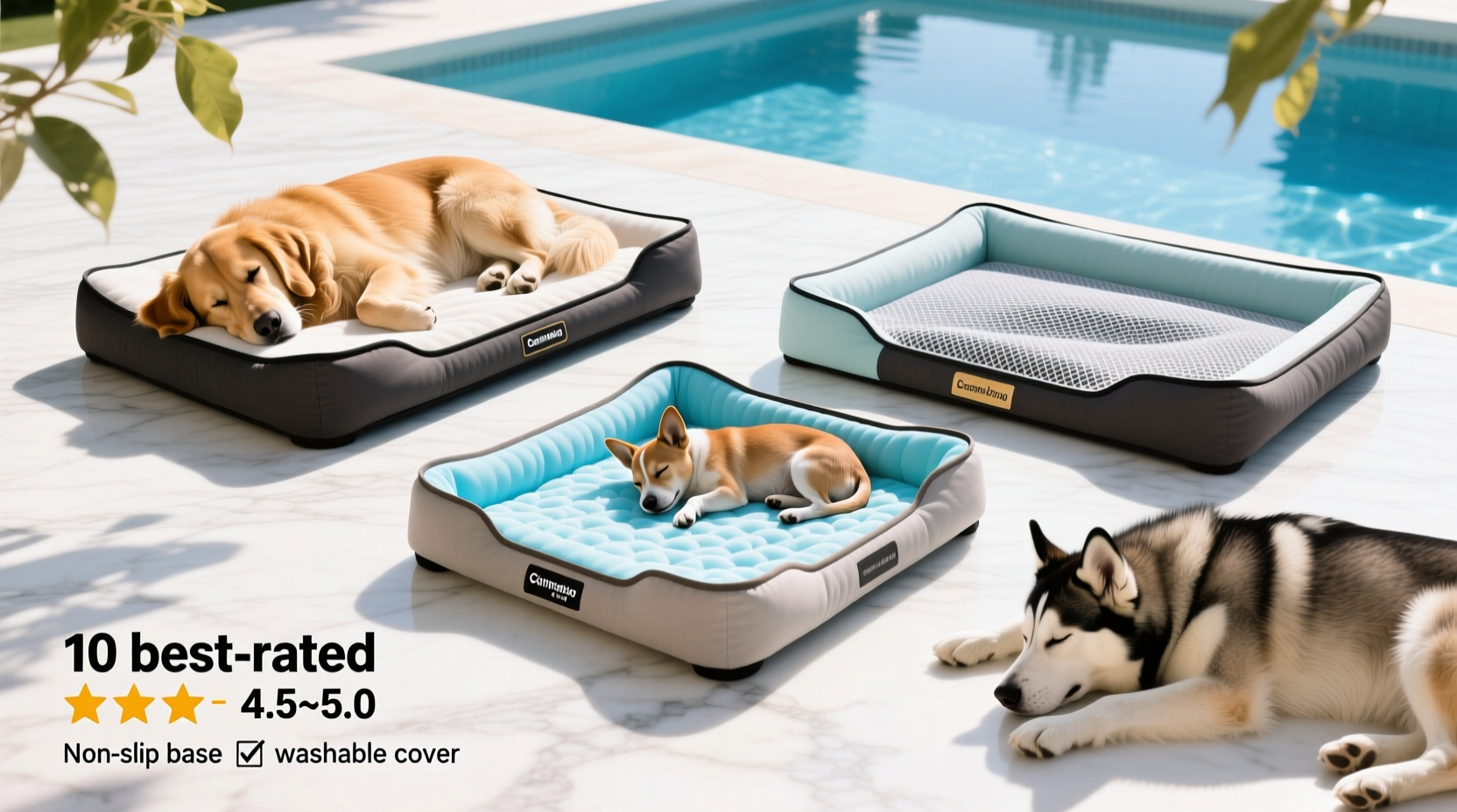 top 10 best rated dog cooling beds for ultimate summer comfort