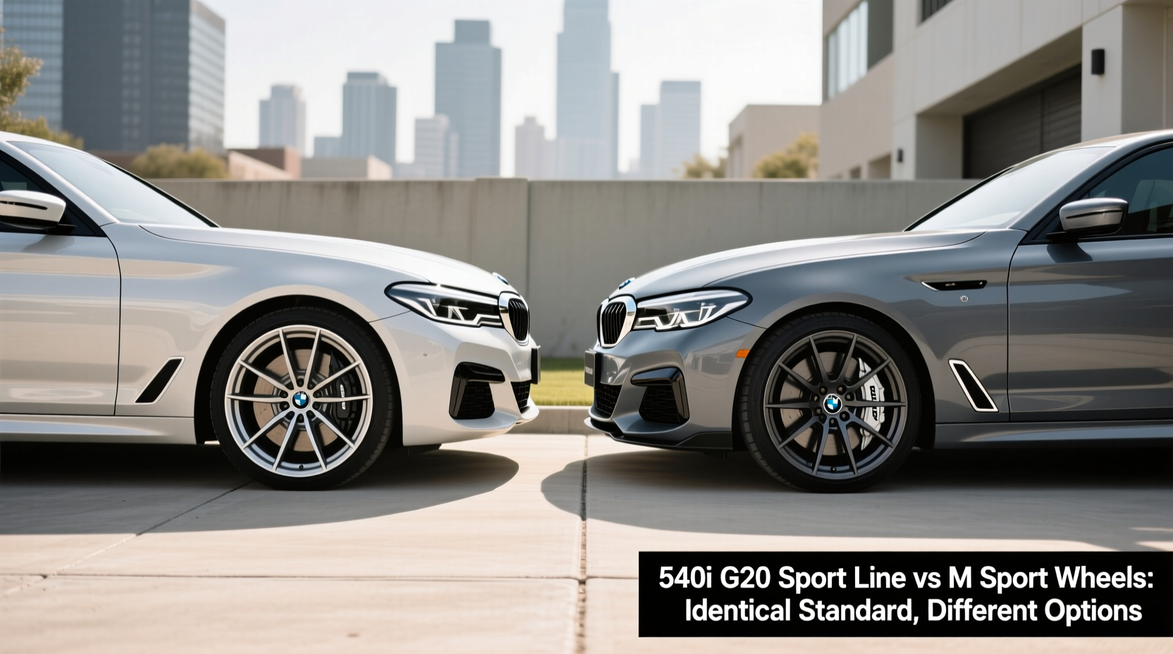 540i g30 sportline vs m sport wheel