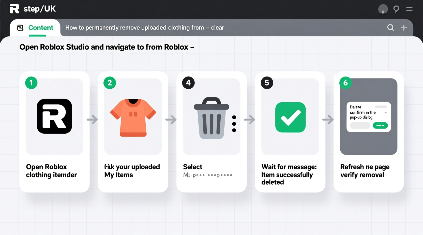 how to permanently remove uploaded clothes from roblox a step by step guide