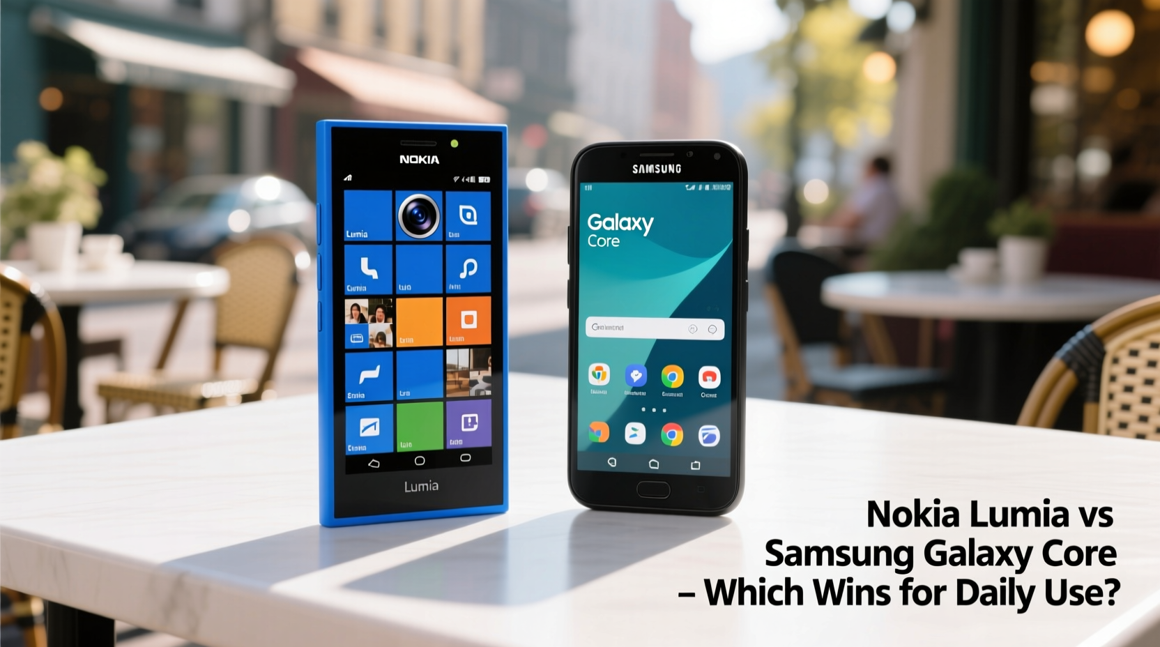 is the nokia lumia really better than the samsung galaxy core for everyday use