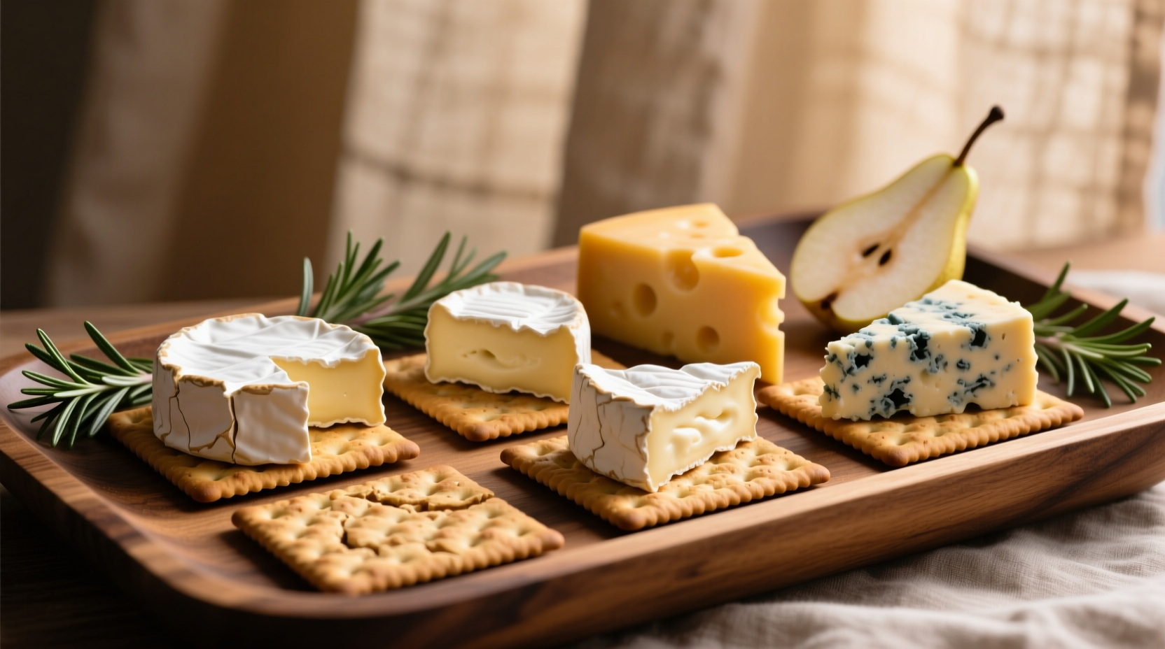 put fancy cheese on some graham crackers