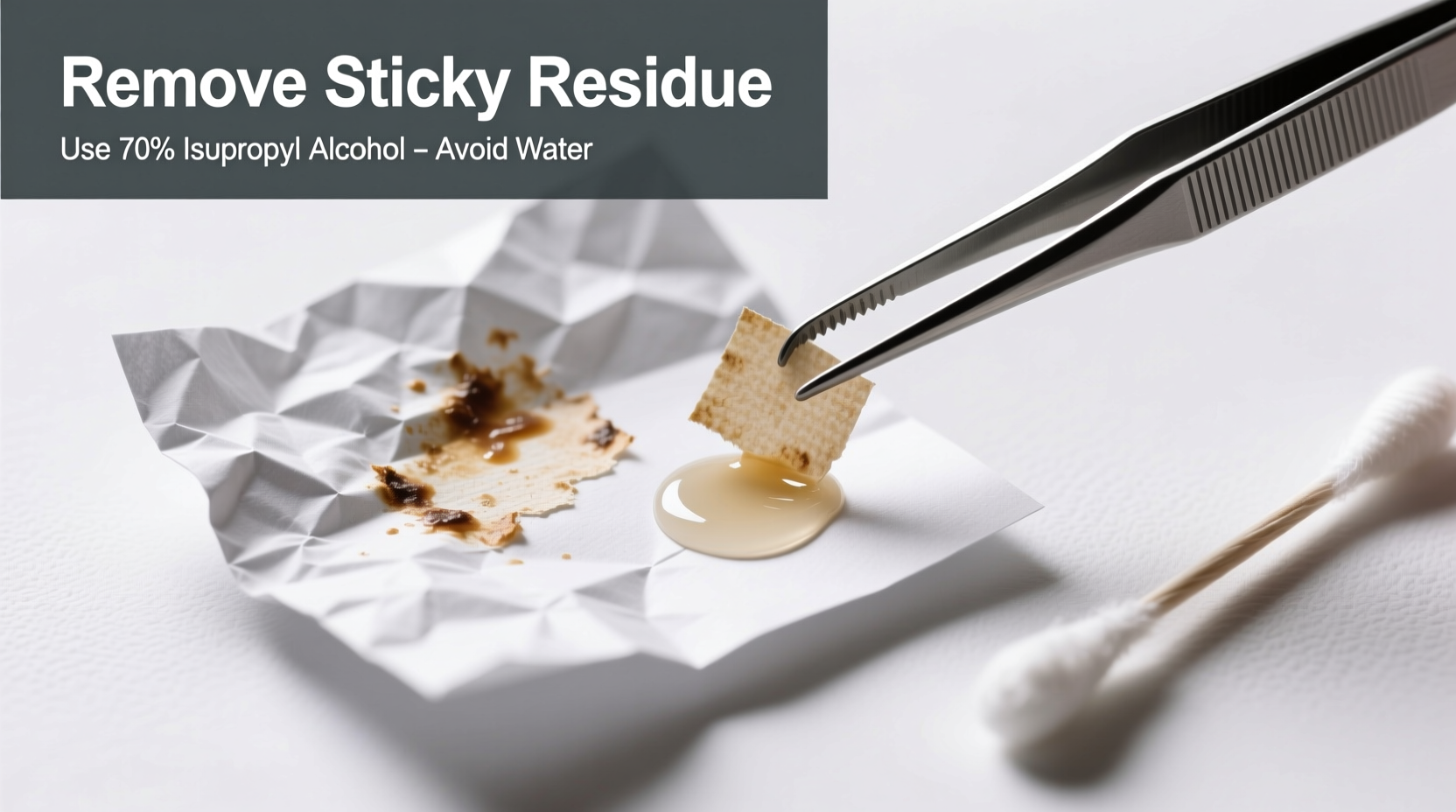 paper air freshener sticky residue