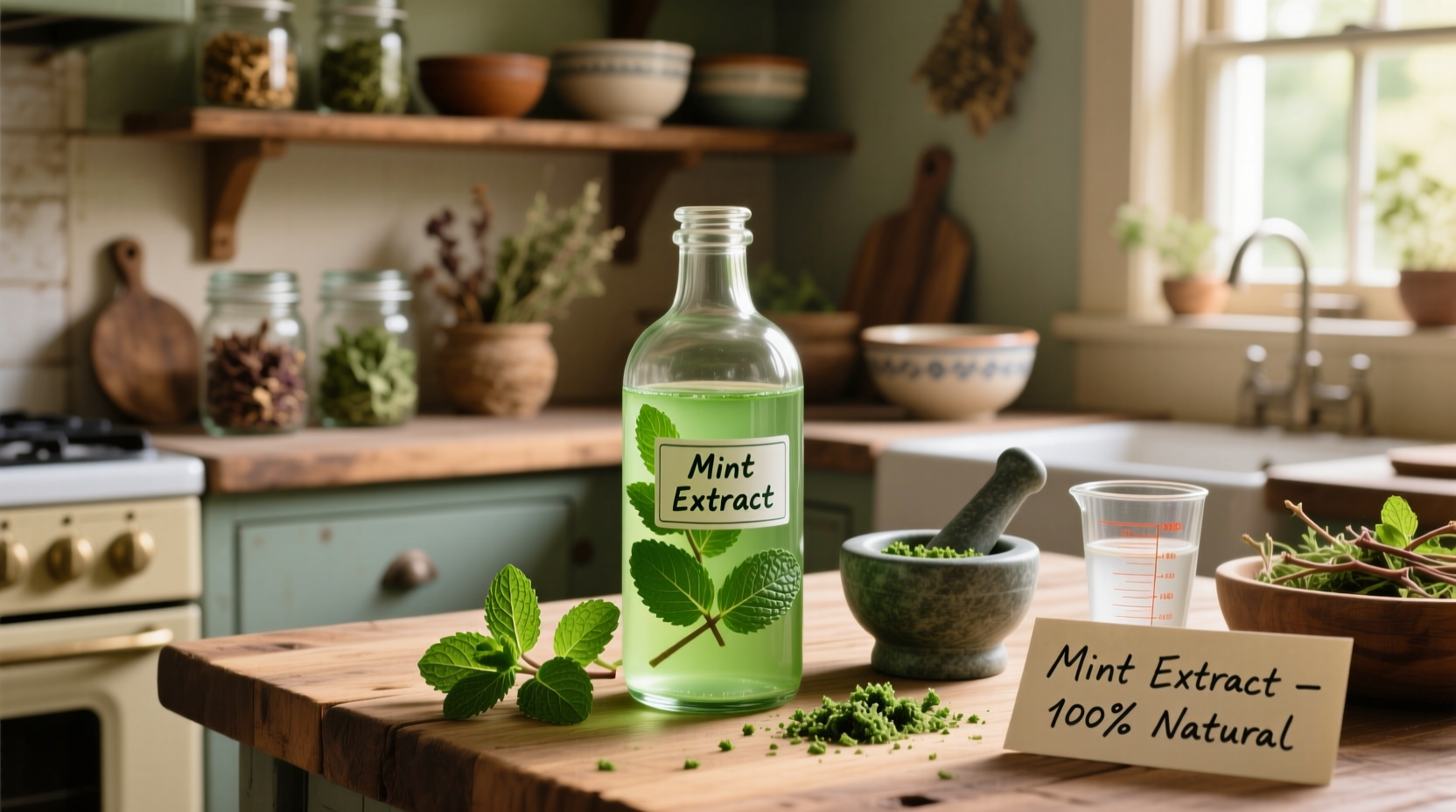 how do you make mint extract