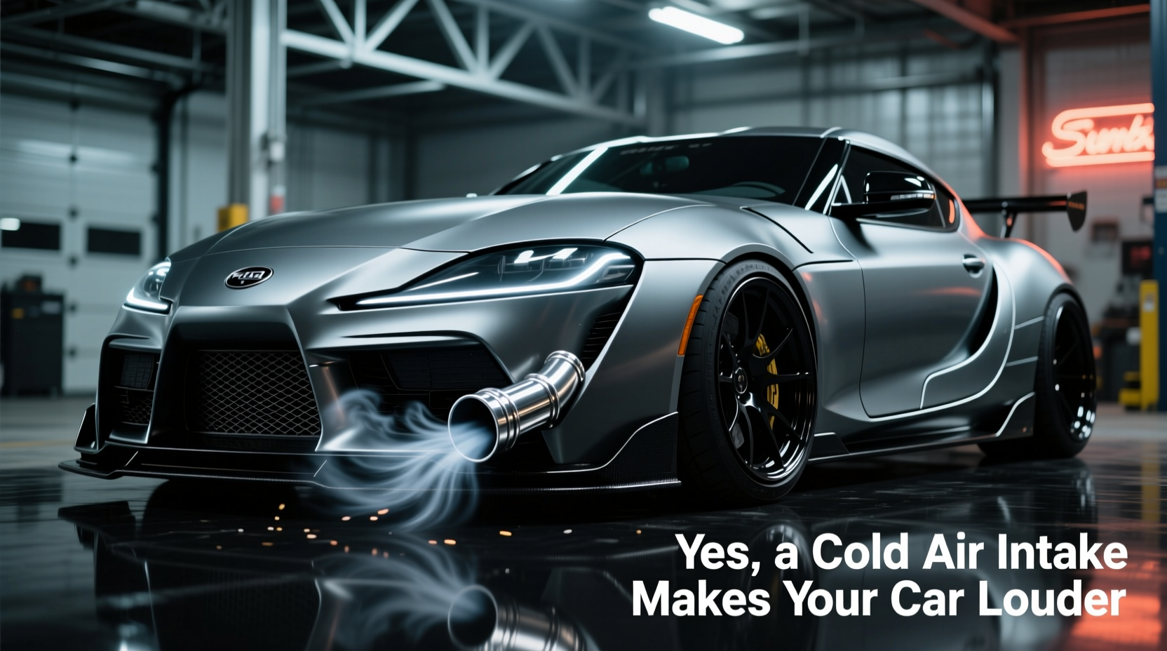 does a cold air intake make your car louder
